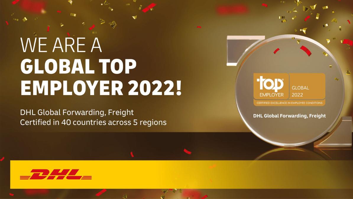 Dhl Global Forwarding Asia Pacific Certified As Top Employer Third