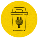 electronic bin icon