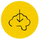 cloud download icon