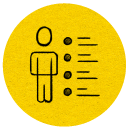 bullet point check icon