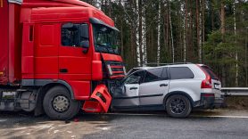 car crashed into truck