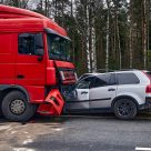 car crashed into truck