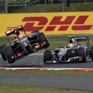 2014: DHL ‘delivered’ some of the most exciting racing moments in F1 (Silverstone, Maldonado vs Gutierrez)