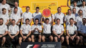 2017: DHL Fastest Pit Stop Award is handed over to Mercedes for the first time at the Abu Dhabi Grand Prix 