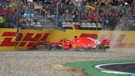 2018: A close call for Sebastian Vettel in Hockenheim