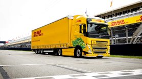 2023: DHL launches fleet of biofuel-powered trucks to deliver the European Leg.