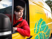 DHL driver Christian Digby