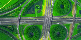 Freeway interchange