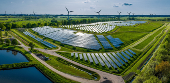 Photovoltaic power plant and wind farm