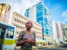 self-confident african woman