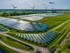  Photovoltaic power plant and wind farm on a landfill site