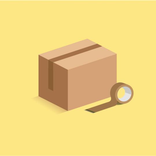 Graphic of sealed parcel