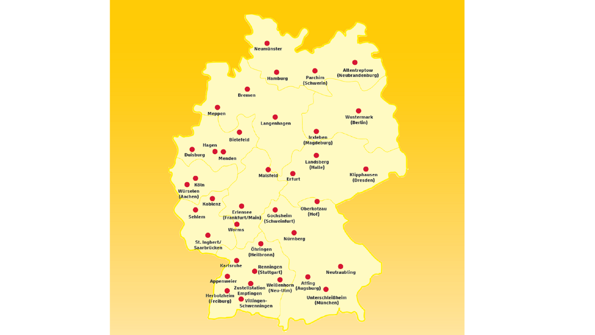Freight Terminals & Locations DHL Freight Germany