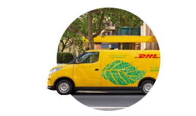 DHL eCommerce electric delivery van