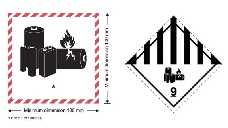 dangerous goods label