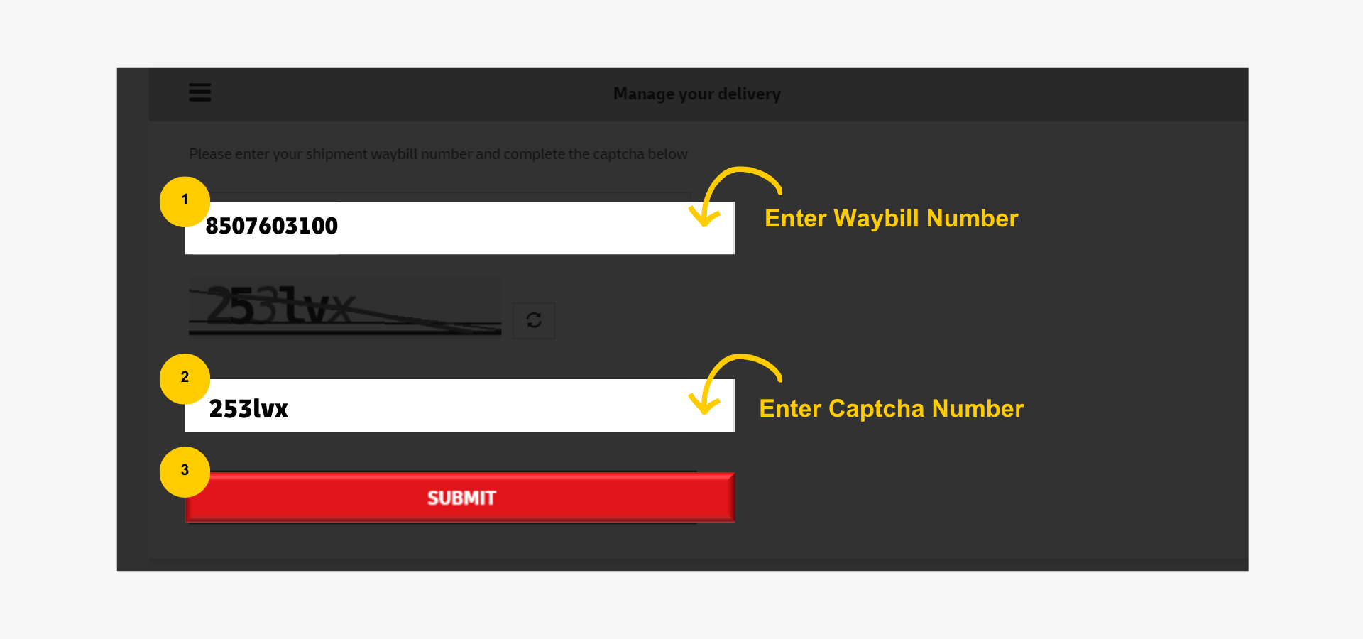 ODD  On Demand Delivery - On demand delivery shipment details