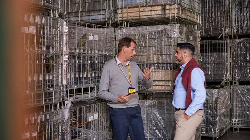 preppring alcohol into crates for shipment