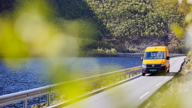 dhl delivering for on demand delivery