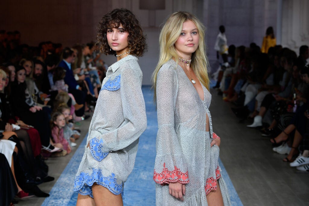 SYDNEY, AUSTRALIA - MAY 14:  A model walks the runway during the We Are Kindred show at Mercedes-Benz Fashion Week Resort 20 Collections at Carriageworks on May 14, 2019 in Sydney, Australia.  (Photo by Stefan Gosatti/Getty Images)