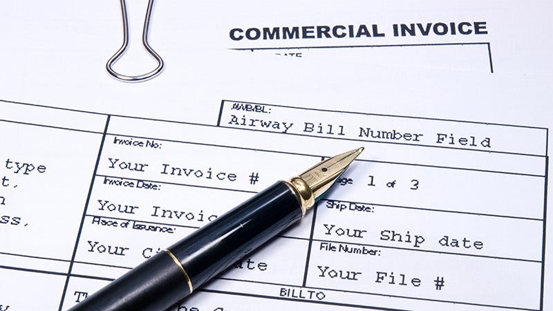 commercial invoice