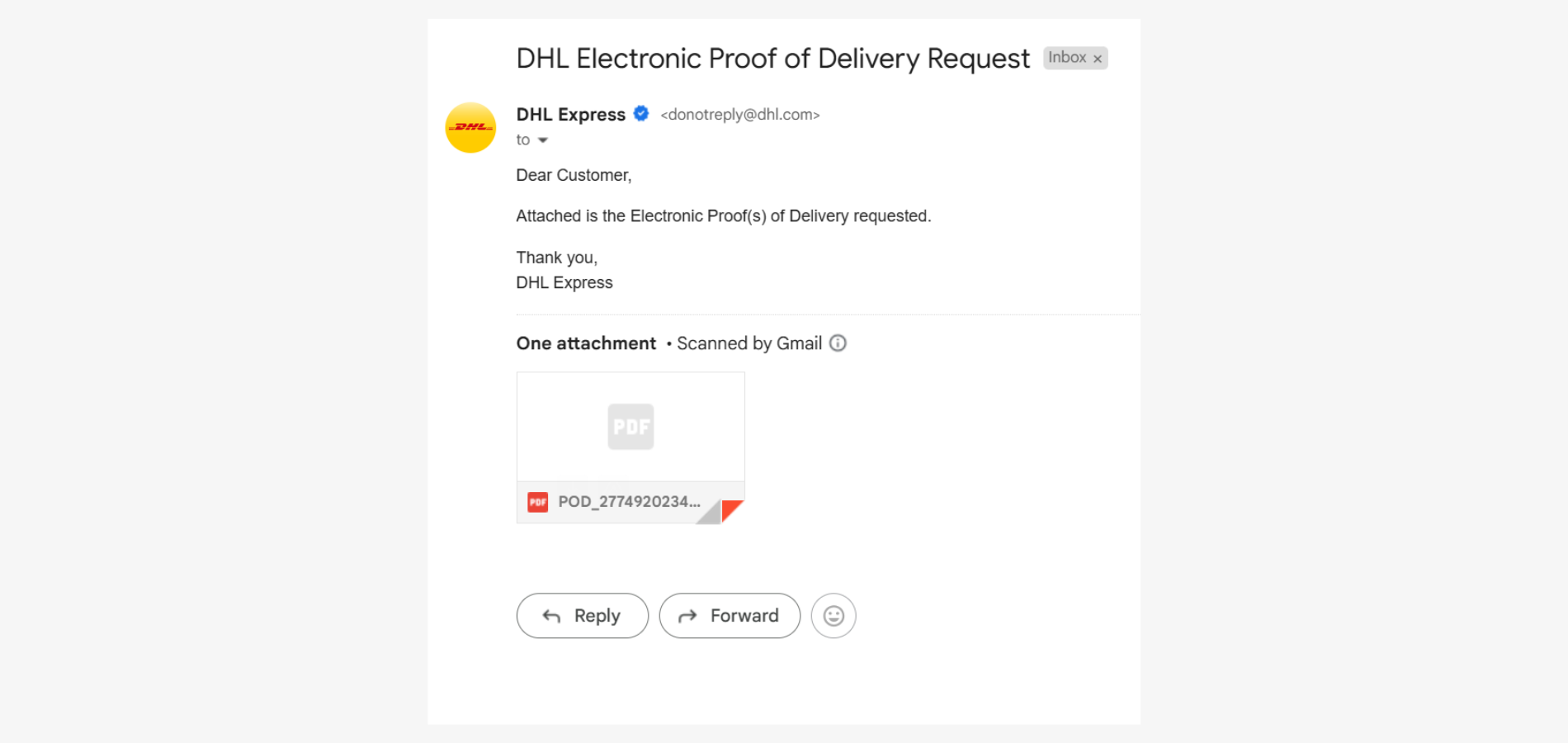 Get DHL Proof of Delivery Guide - View POD with Signature Email