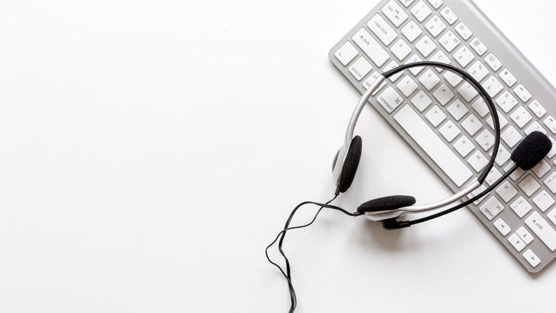 headset in a keyboard