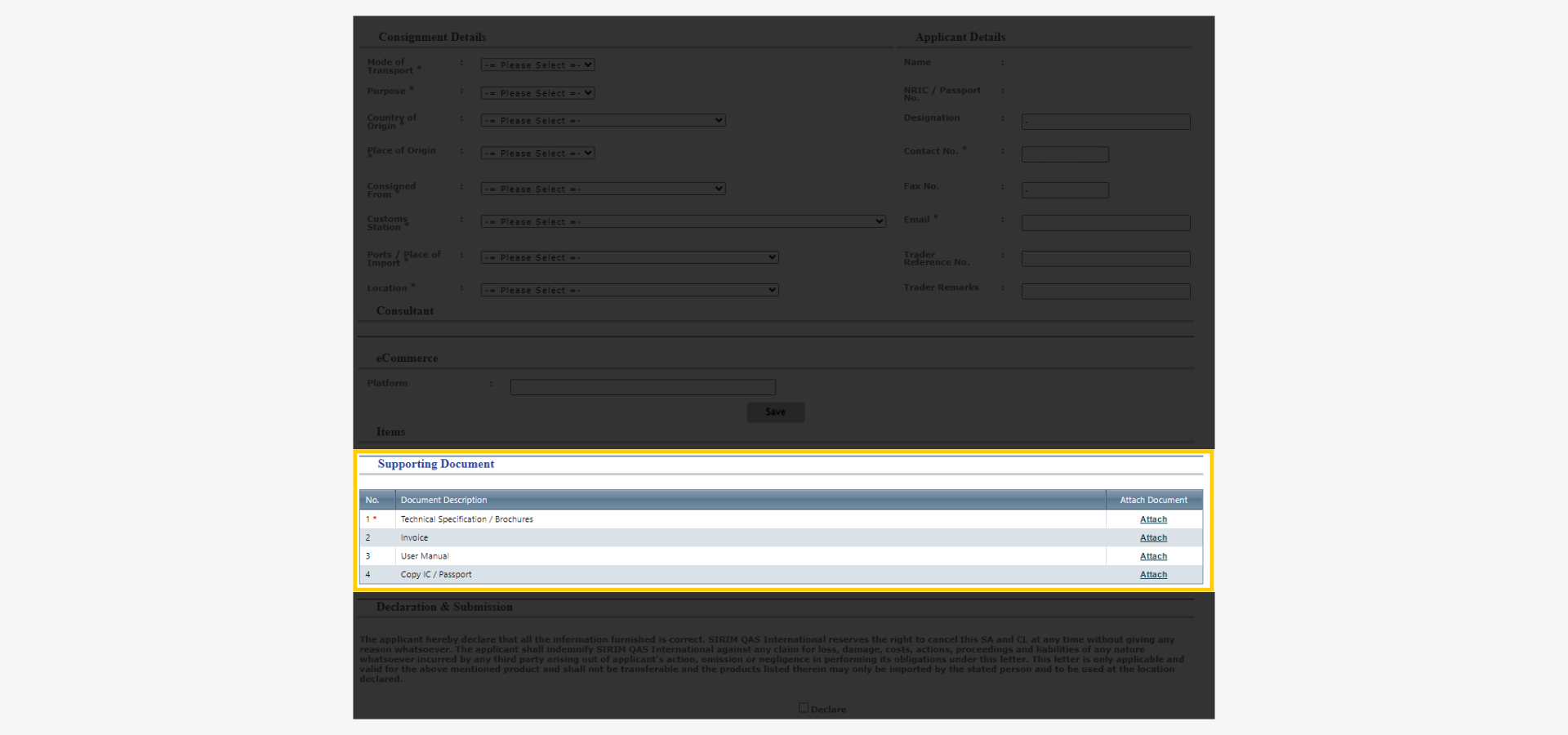 Support Document-SIRIM Approval Guide