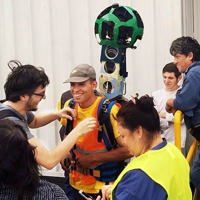 Image of man with backpack 