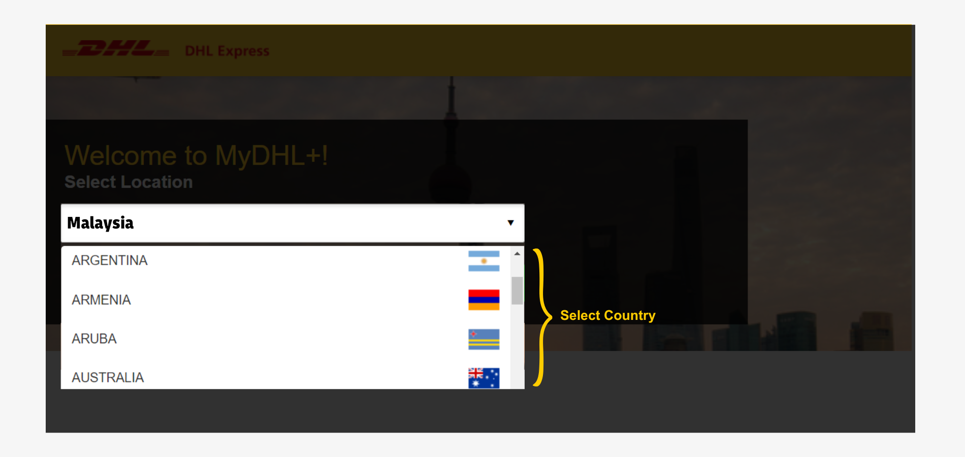 Get DHL Proof of Delivery Guide - MyDHL+ Homepage