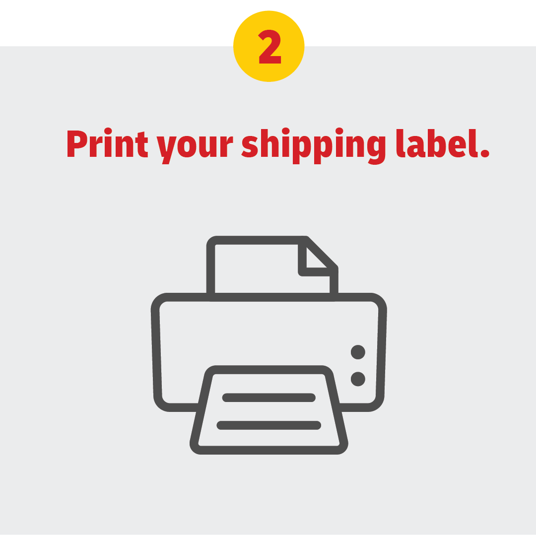 Printing your shipping label.