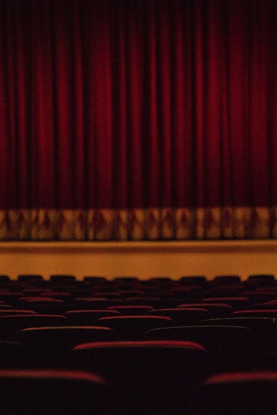 Seats in a theatre