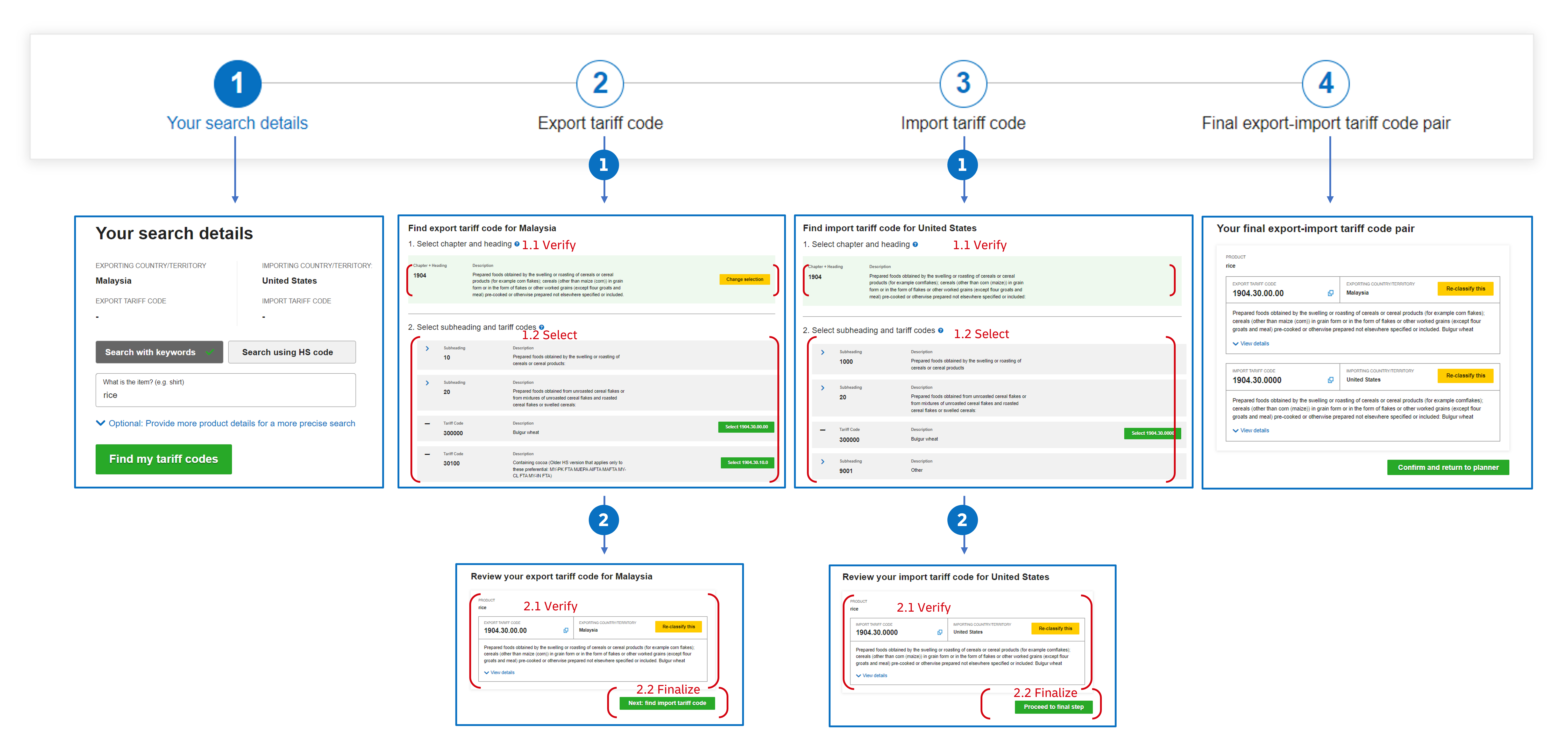 Search By Description Step By Step