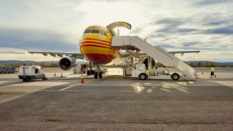 DHL aeroplane