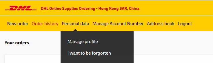 step 2 manage your oso personal data